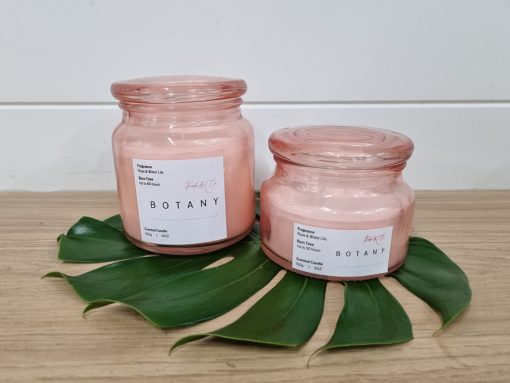 Botany Candle - Rose & Water Lily