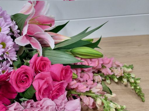 Environmentally Friendly Florists Choice Pink Tones - Image 2